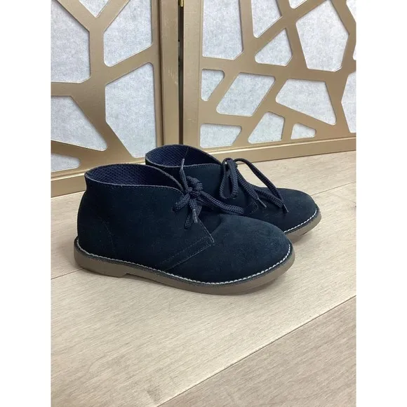 J CREW CREWCUTS Calvert BIG BOYS SUEDE LEATHER DRESS BOOTS SHOES KIDS 3
