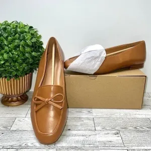 J. Crew Factory Women’s Tan Bow Loafers Size 8 NWT/NIB