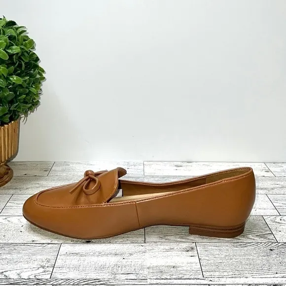J. Crew Factory Women’s Tan Bow Loafers Size 8 NWT/NIB