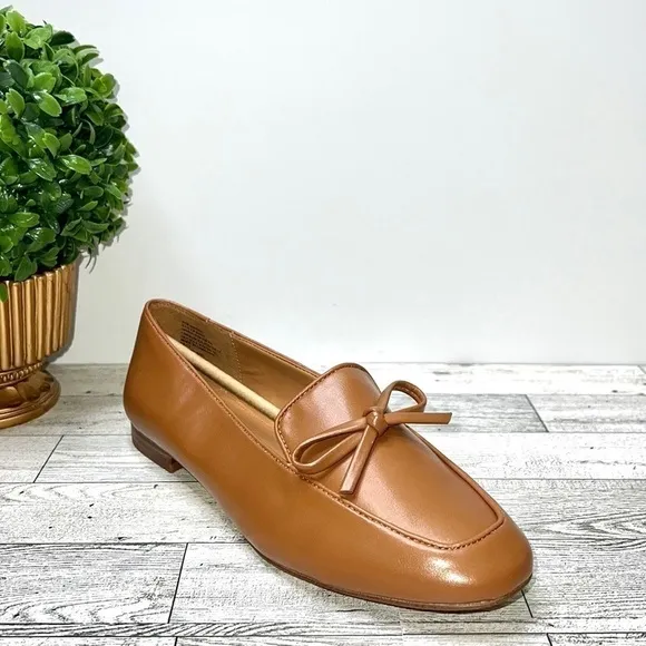 J. Crew Factory Women’s Tan Bow Loafers Size 8 NWT/NIB