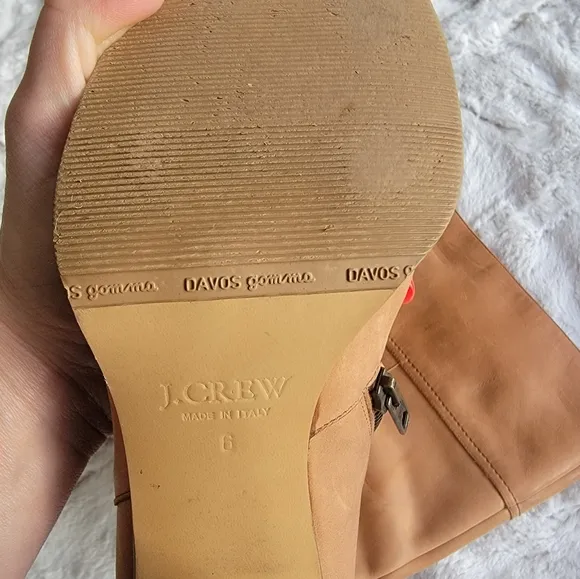 J. Crew nubuck leather boots, size 6