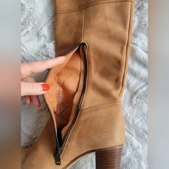 J. Crew nubuck leather boots, size 6