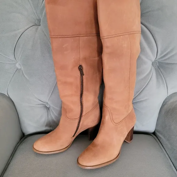 J. Crew nubuck leather boots, size 6