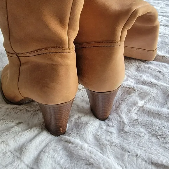 J. Crew nubuck leather boots, size 6