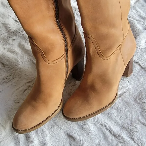 J. Crew nubuck leather boots, size 6