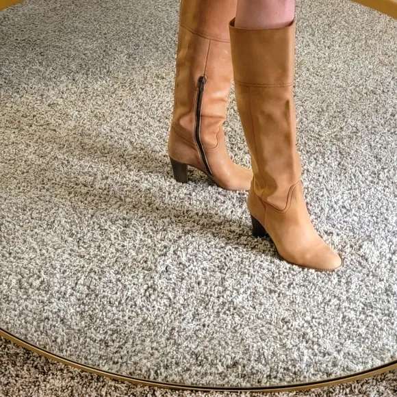 J. Crew nubuck leather boots, size 6