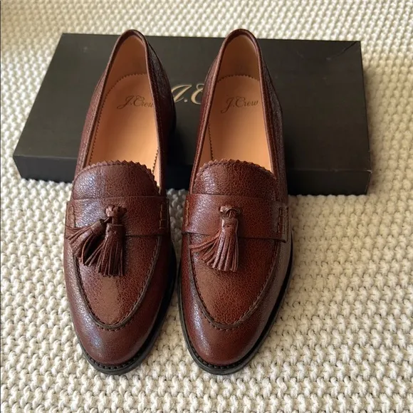 J. Crew Women’s Brown Leather Loafers