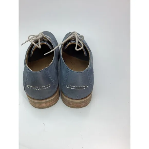 J. Johnston Murphy 59-1787 Mens Sz 9.5 Oxford Derby Dress Shoes Suede Leather
