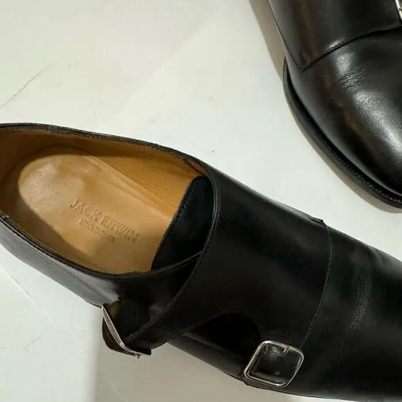 Jack Erwin Stan Double Monk Strap Dress Shoes