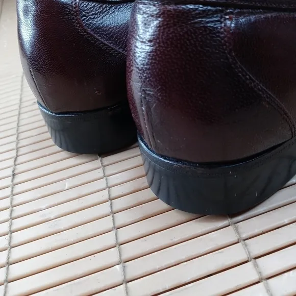 Jarman Men Dress Shoes with Super Soft Genuine Kidskin Uppers Size 9EEE Burgundy