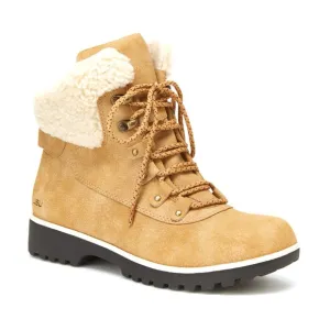 JBU Redrock Ankle Boots Tan Memory Foam Footbed Women’s 8.5 M Water Resistant