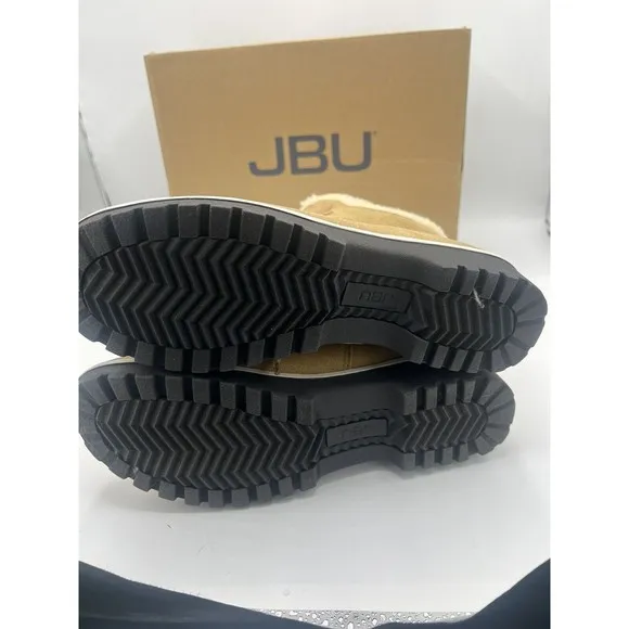 JBU Redrock Ankle Boots Tan Memory Foam Footbed Women’s 8.5 M Water Resistant