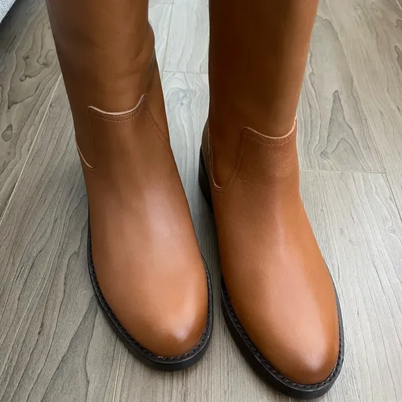 J.Crew Leather Over-The-Knee Riding Boots 👢