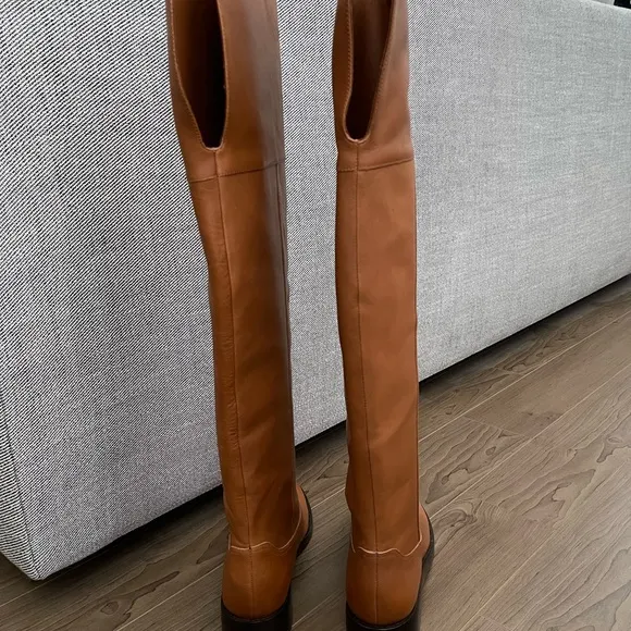 J.Crew Leather Over-The-Knee Riding Boots 👢