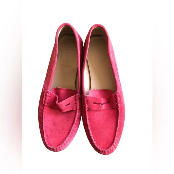 J.Crew Women’s loafers Soft Pink Suede Shoes Size 9.5