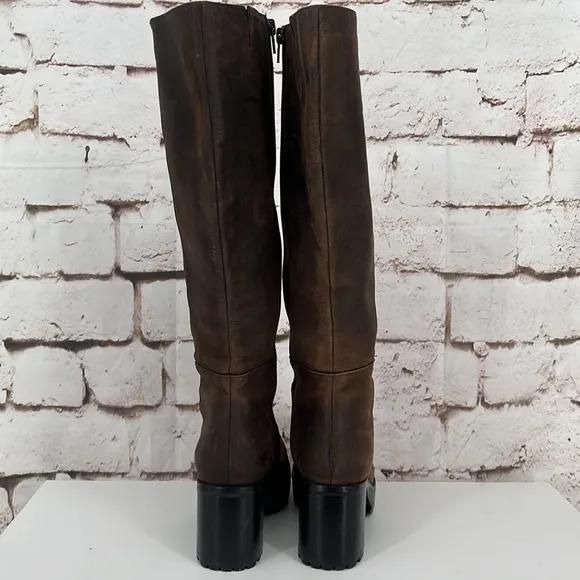 Jeffrey Campbell “Mammoth” Leather Boots, Size 6.5