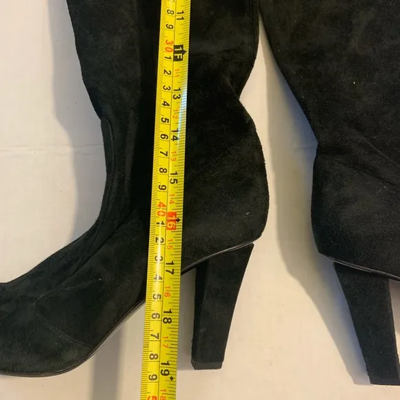 Jimmy choo heel boots women’s 36.5 shoes suede black
