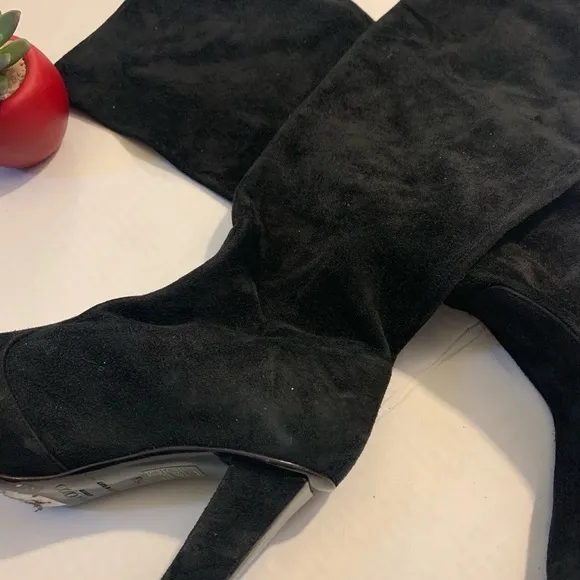 Jimmy choo heel boots women’s 36.5 shoes suede black