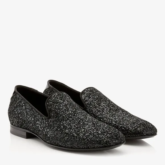 Jimmy choo men’s glitter loafers moccasins