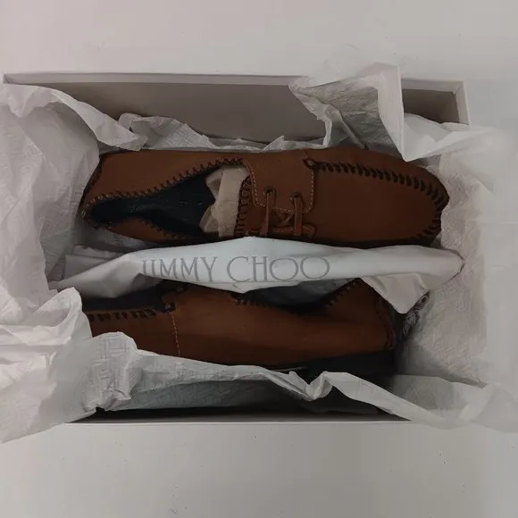 Jimmy Choo Suede Moccasin Dress Shoes - EU43 US10