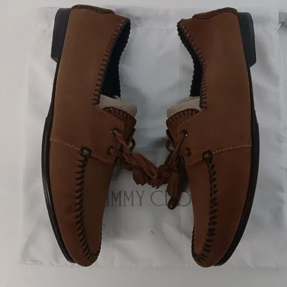 Jimmy Choo Suede Moccasin Dress Shoes - EU43 US10
