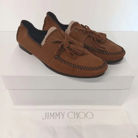 Jimmy Choo Suede Moccasin Dress Shoes - EU43 US10
