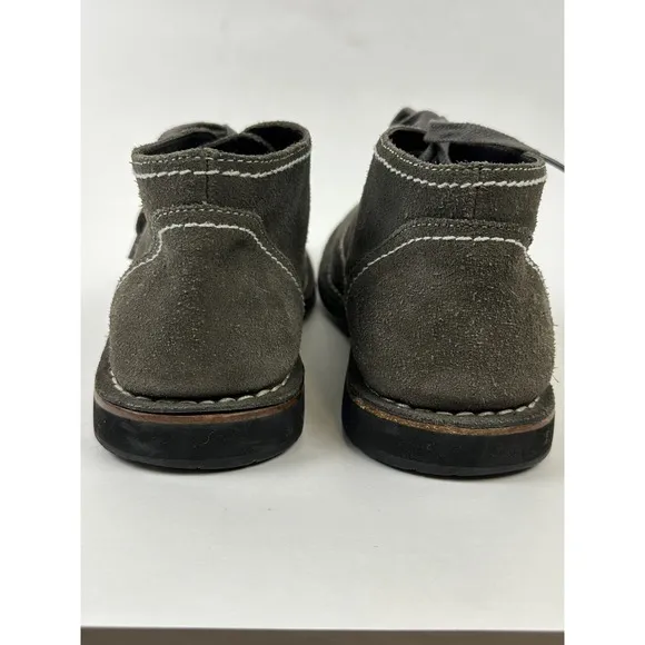John Varvatos Chukka Boots Mens Size 10.5 M Suede Charcoal Shoes Ankle Boots