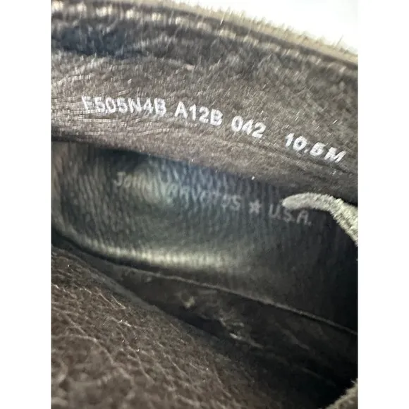 John Varvatos Chukka Boots Mens Size 10.5 M Suede Charcoal Shoes Ankle Boots