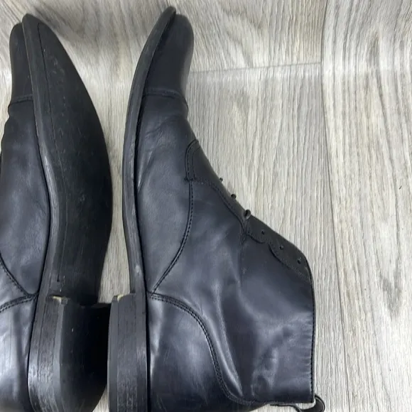 John Varvatos Leather Boots