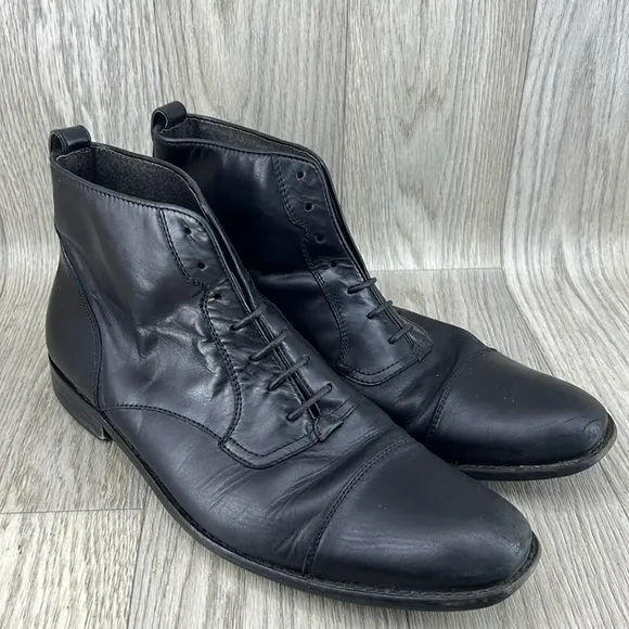 John Varvatos Leather Boots