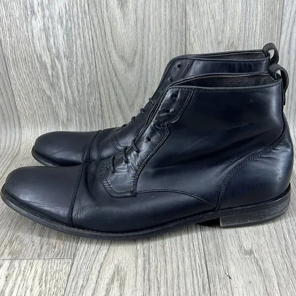 John Varvatos Leather Boots