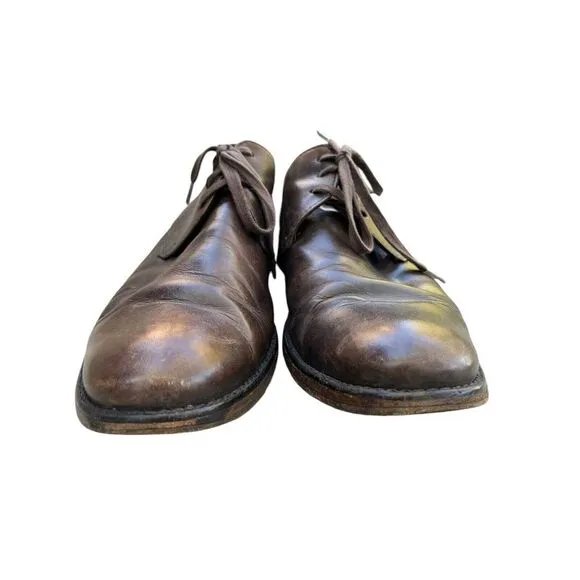 John Varvatos Oxford Darby Lace up‎ Dress Shoe Men's Brown, Size 9