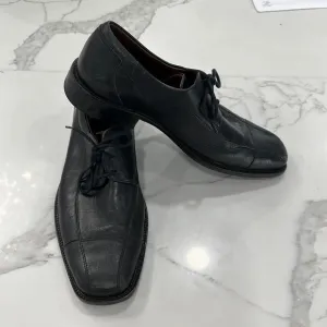 Johnston &amp; Murphy black lace up men’s leather shoes size 9.5