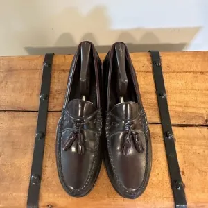 Johnston &amp; Murphy Dress shoes Tassel Burgandy size 8 D