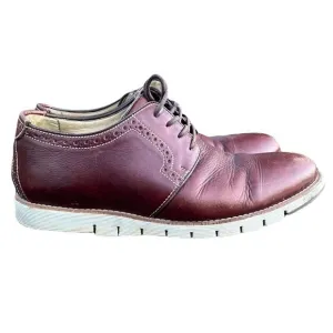 Johnston &amp; Murphy Holden Mahogany Brown comfort casual dress oxford lace up