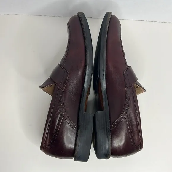 Johnston &amp; Murphy Men’s Shoes Signature Series Penny Loafers Sheepskin 8.5
