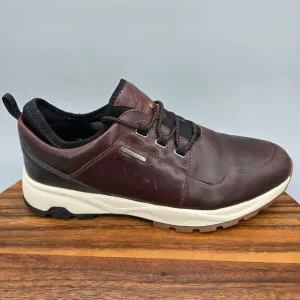 Johnston &amp; Murphy XC4 Shoes Men's 11 M Brown Leather Lace Up Waterproof Sneakers
