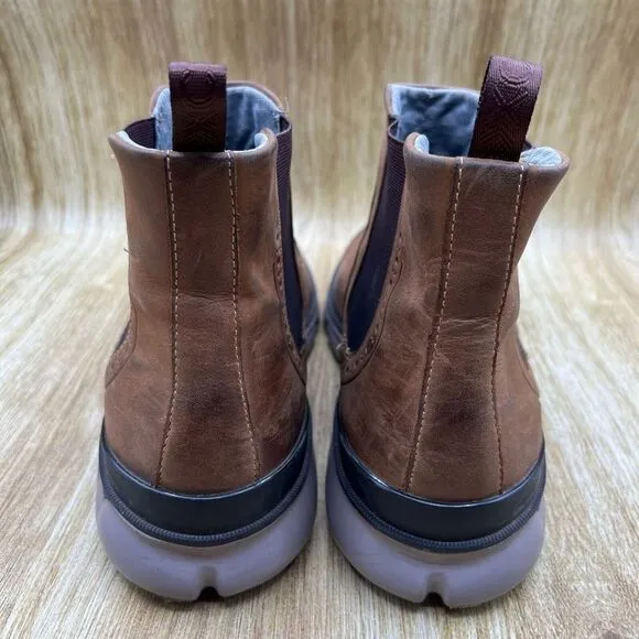 Johnston‎ &amp; Murphy XC4 Tanner Chelsea Boots Men's Size 11 M Brown Ankle Shoes