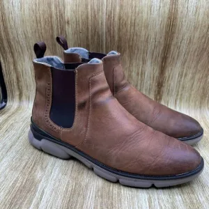 Johnston‎ &amp; Murphy XC4 Tanner Chelsea Boots Men's Size 11 M Brown Ankle Shoes