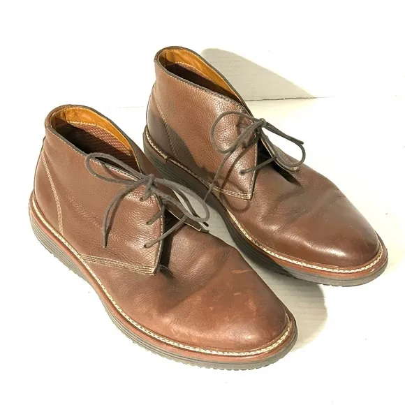 Johnston  Murphy Upton Chukka Boot Tan Brown Leather Shoes 20-5692  Size 11.5 M