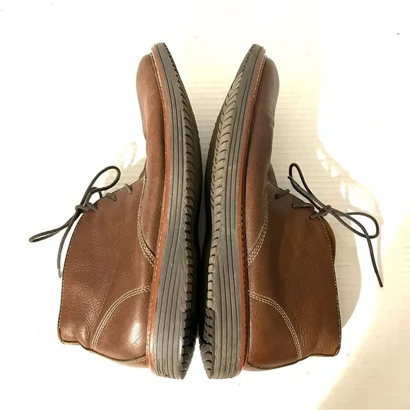 Johnston  Murphy Upton Chukka Boot Tan Brown Leather Shoes 20-5692  Size 11.5 M