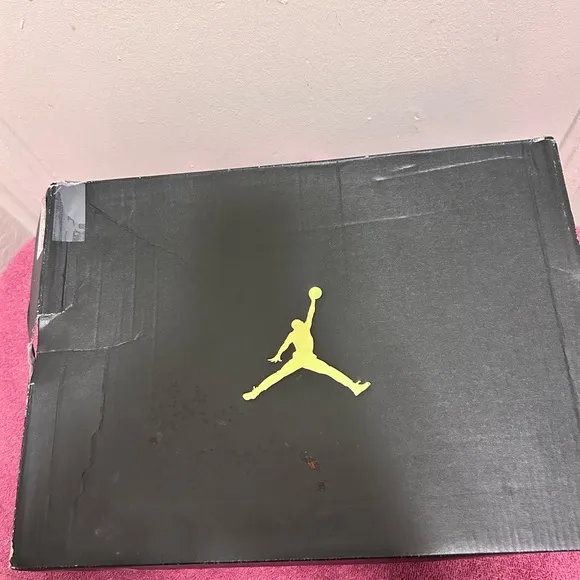 Jordan Kids youth Black and Red Sneakers