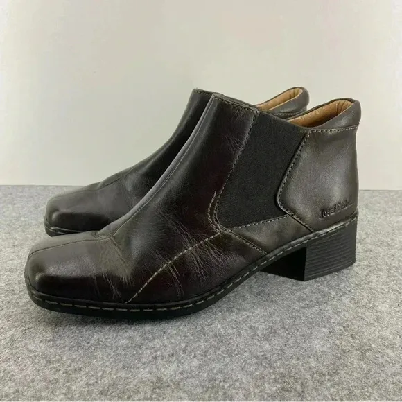 Josef Seibel Brown Leather Booties Ankle Boots Like New Women’s Size 38 or US7.5