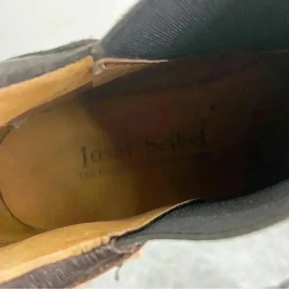 Josef Seibel Brown Leather Booties Ankle Boots Like New Women’s Size 38 or US7.5