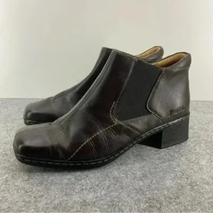 Josef Seibel Brown Leather Booties Ankle Boots Like New Women’s Size 38 or US7.5