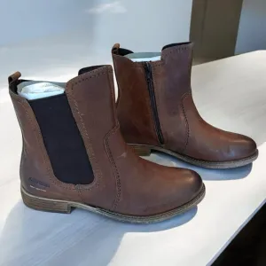 Josef Seibel Sienna 80 Leather Ankle Boots Size EU 37 Womens US 6-6.5