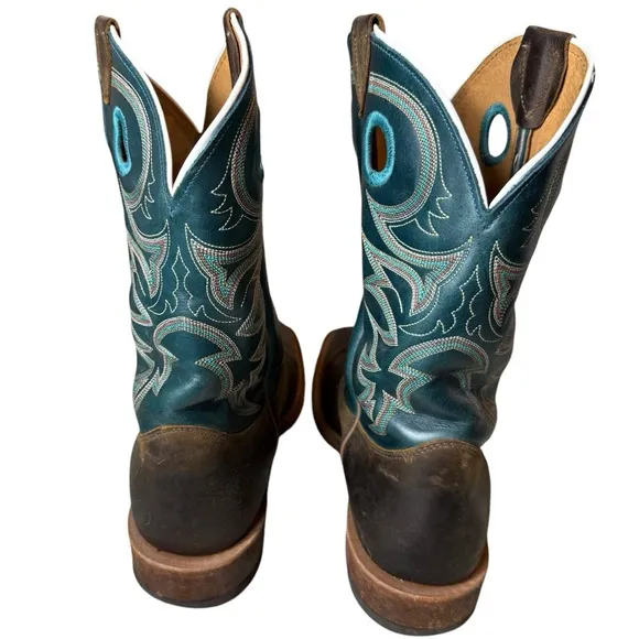 Justin DRENNAN 11&quot; WESTERN Boots 11.5D