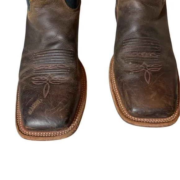 Justin DRENNAN 11&quot; WESTERN Boots 11.5D