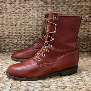 Justin Lace Up‎ Western boots VNTG