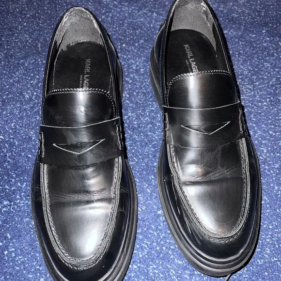Karl Lagerfeld Black Men's High Loafer